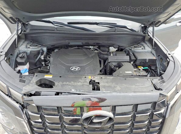 KM8R4DGE0RU758538 2024 HYUNDAI PALISADE Gray Շարժիչի բաժամունքի տեսք