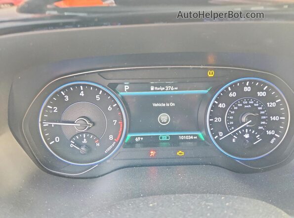 KM8R4DHE0LU073123 2020 HYUNDAI PALISADE Black ხელსაწყოთა პანელის ხედი