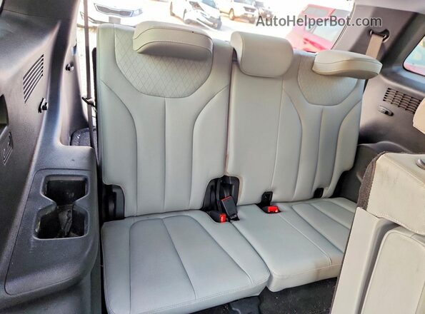 KM8R4DHE0LU073123 2020 HYUNDAI PALISADE Black უკანა სავარძლების ხედი
