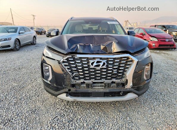 KM8R4DHE0LU073123 2020 HYUNDAI PALISADE Black წინა ხედი