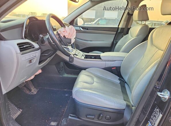 KM8R4DHE0LU073123 2020 HYUNDAI PALISADE Black წინა სალონის ხედი