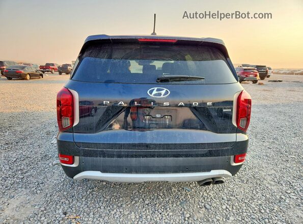 KM8R4DHE0LU073123 2020 HYUNDAI PALISADE Black უკანა ხედი