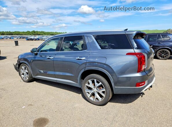 KM8R4DHE6MU237704 2021 HYUNDAI PALISADE Gray Trasero izquierdo