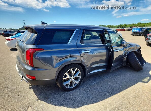 KM8R4DHE6MU237704 2021 HYUNDAI PALISADE Gray Trasero derecho