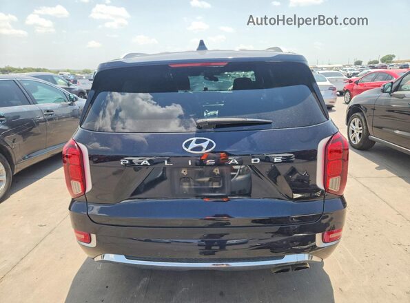 KM8R54HE0LU129221 2020 HYUNDAI PALISADE Black Вид ззаду