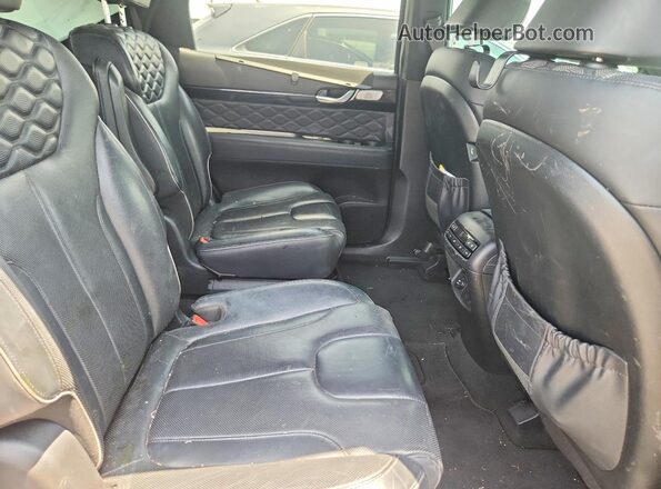 KM8R54HE0LU129221 2020 HYUNDAI PALISADE Black Вид задньої частини салону