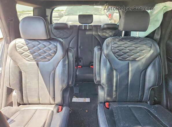 KM8R54HE0LU129221 2020 HYUNDAI PALISADE Black Вид задніх сидінь