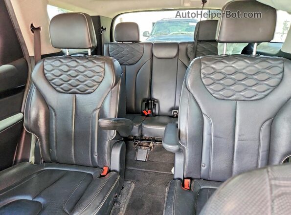 KM8R54HE4MU335465 2021 HYUNDAI PALISADE Silver Vista de los asientos traseros