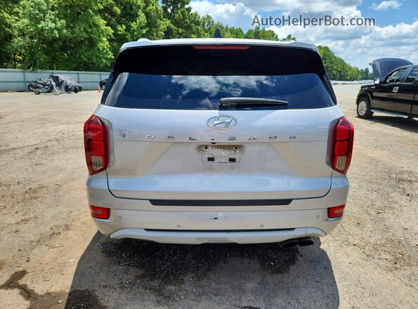 KM8R54HE4MU335465 2021 HYUNDAI PALISADE Silver Vista trasera