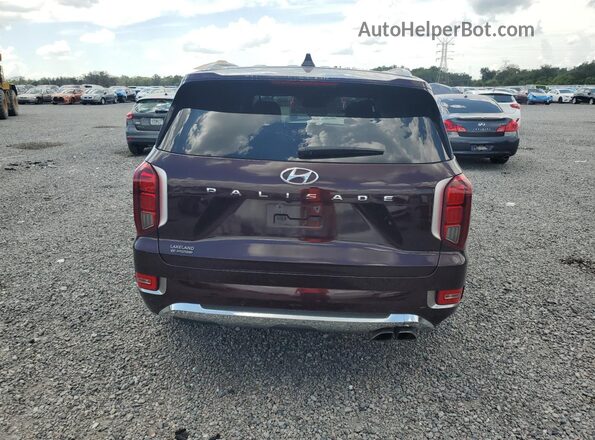 KM8R54HE8LU048841 2020 HYUNDAI PALISADE Purple Rear view