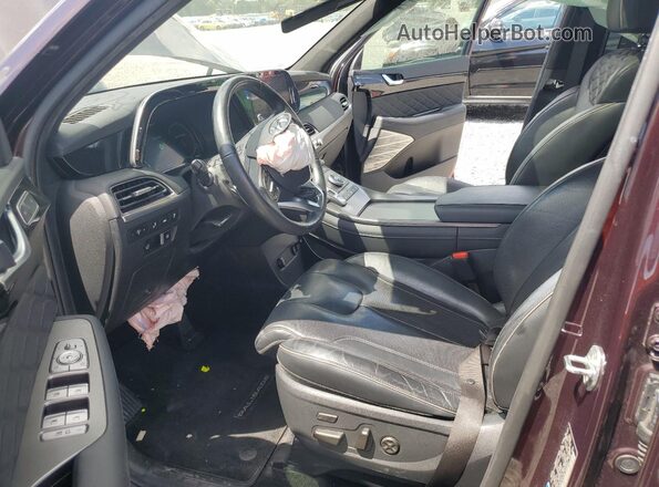 KM8R54HE8LU048841 2020 HYUNDAI PALISADE Purple Front interior view