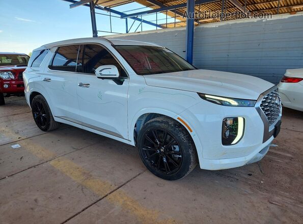 KM8R54HE8MU200599 2021 HYUNDAI PALISADE White Przód prawy