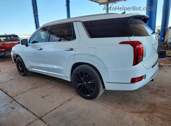 KM8R54HE8MU200599 2021 HYUNDAI PALISADE White Tył lewy