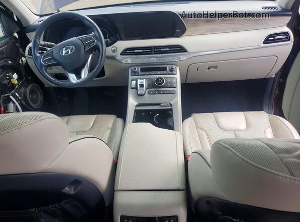 KM8R5DHE1MU262488 2021 HYUNDAI PALISADE Purple Widok deski rozdzielczej