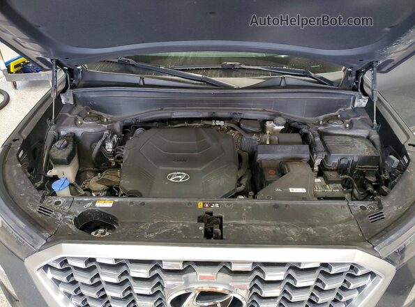 KM8R5DHE1MU278948 2021 HYUNDAI PALISADE Угольный Вид подкапотного пространства