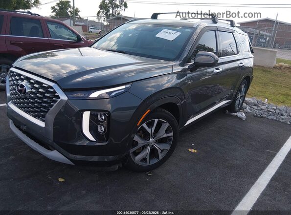 KM8R5DHE3MU231193 2021 HYUNDAI PALISADE Blue Front left