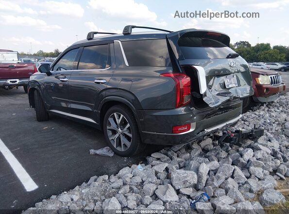 KM8R5DHE3MU231193 2021 HYUNDAI PALISADE Blue Rear left
