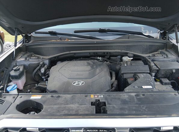 KM8R5DHE3MU231193 2021 HYUNDAI PALISADE Blue Rear view