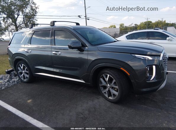 KM8R5DHE3MU231193 2021 HYUNDAI PALISADE Blue 360 interior view