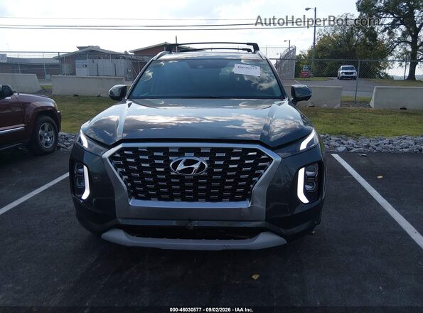KM8R5DHE3MU231193 2021 HYUNDAI PALISADE Blue Rear interior view