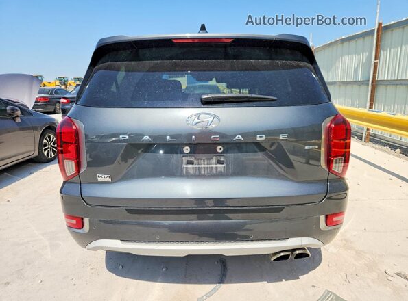 KM8R5DHE9MU178967 2021 HYUNDAI PALISADE Gray Vista trasera
