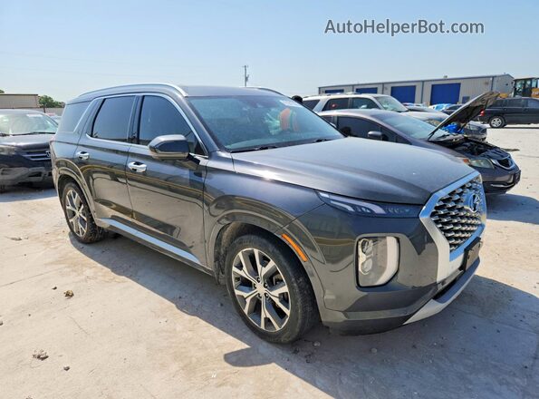 KM8R5DHE9MU178967 2021 HYUNDAI PALISADE Gray Delantero derecho