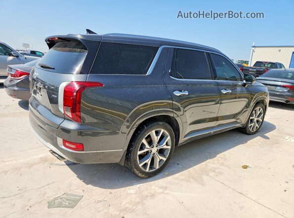 KM8R5DHE9MU178967 2021 HYUNDAI PALISADE Gray Trasero derecho