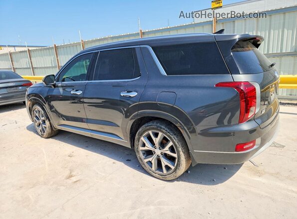 KM8R5DHE9MU178967 2021 HYUNDAI PALISADE Gray Trasero izquierdo