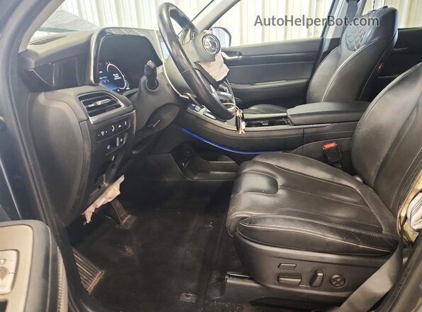 KM8R5DHE9MU244854 2021 HYUNDAI PALISADE Gray Widok wnętrza z przodu