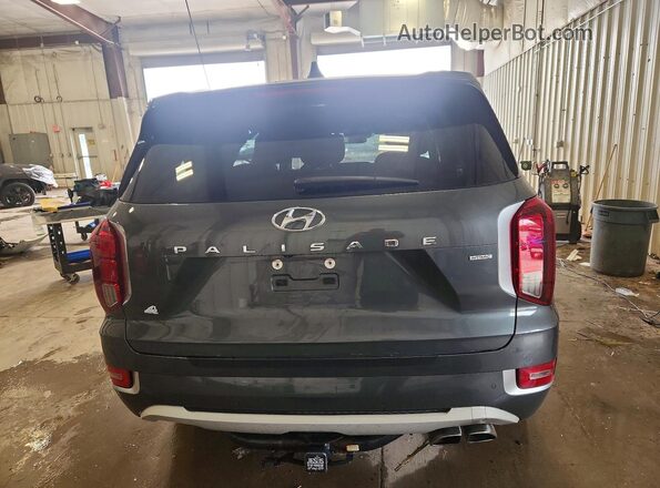 KM8R5DHE9MU244854 2021 HYUNDAI PALISADE Gray Widok z tyłu