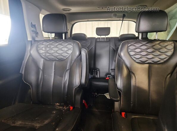 KM8R5DHE9MU244854 2021 HYUNDAI PALISADE Gray Widok tylnych siedzeń