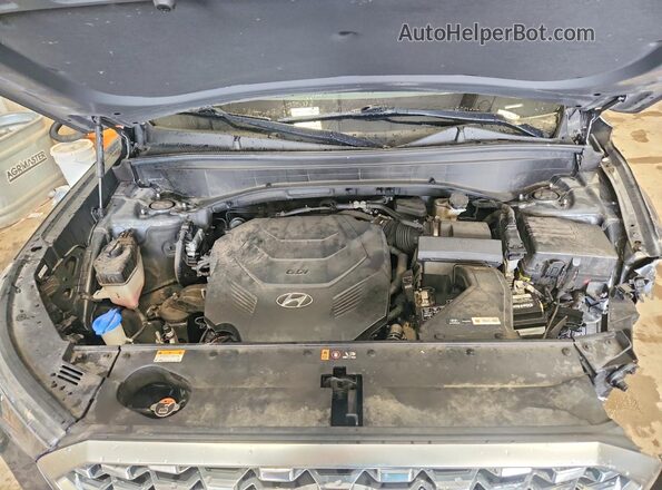 KM8R5DHE9MU244854 2021 HYUNDAI PALISADE Gray Widok komory silnika