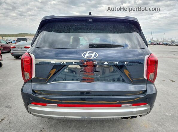 KM8R74GE8RU683935 2024 HYUNDAI PALISADE Black Հետևի տեսք