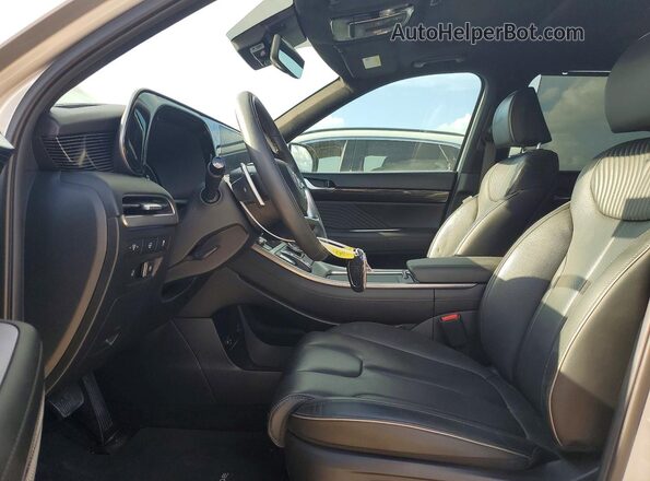 KM8R7DGE3RU763224 2024 HYUNDAI PALISADE Silver Widok wnętrza z przodu