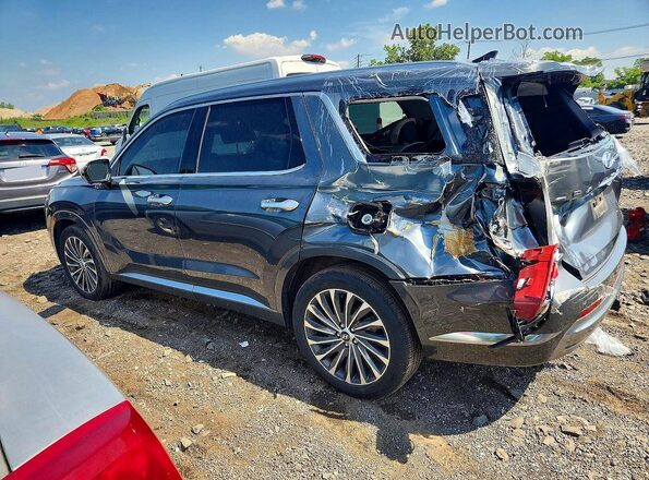 KM8R7DGE6RU808589 2024 HYUNDAI PALISADE Silver Trasero izquierdo