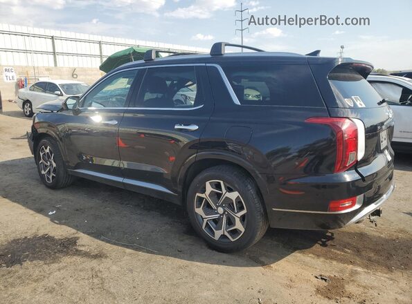 KM8R7DHEXNU416756 2022 HYUNDAI PALISADE Black Հետևի ձախ