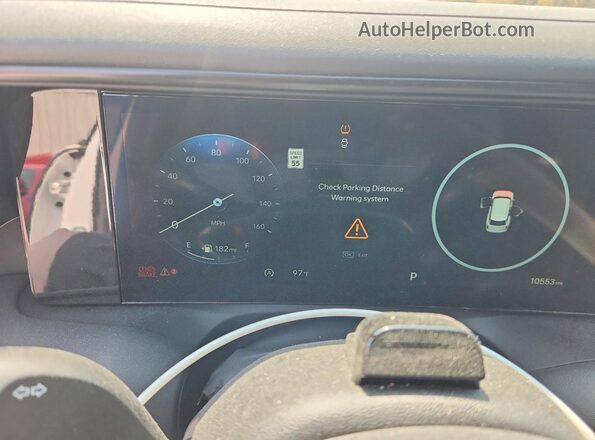 KM8RJES27TU071558 2026 HYUNDAI PALISADE White Սարքավորումների վահանակի տեսք