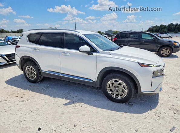 KM8S2DA13NU052980 2022 HYUNDAI SANTA White Delantero derecho