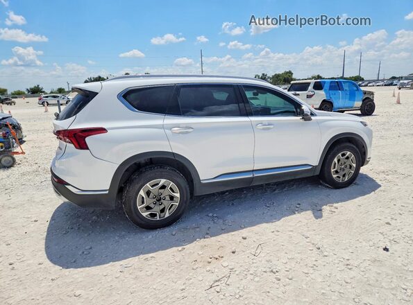 KM8S2DA13NU052980 2022 HYUNDAI SANTA White Trasero derecho