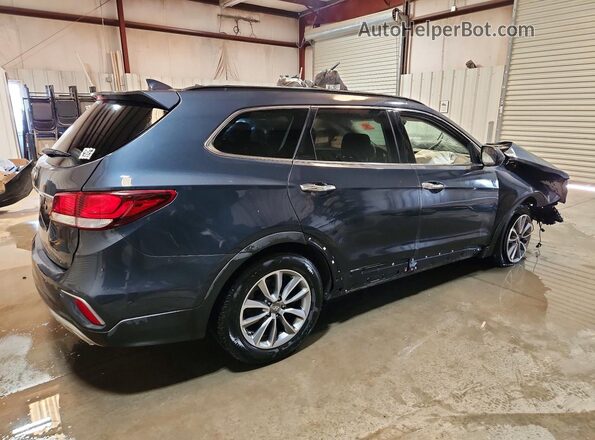 KM8SM4HF4JU258864 2018 HYUNDAI SANTA Серый Задняя правая четверть