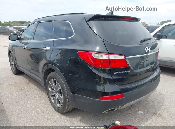 KM8SM4HF5GU154151 2016 HYUNDAI SANTA FE Black Задня ліва чверть