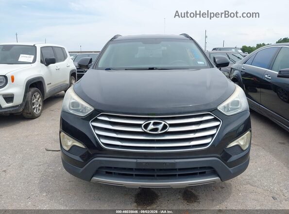 KM8SM4HF5GU154151 2016 HYUNDAI SANTA FE Black Вид щитка приладів