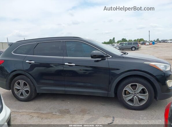 KM8SM4HF5GU154151 2016 HYUNDAI SANTA FE Black Вид задньої частини салону