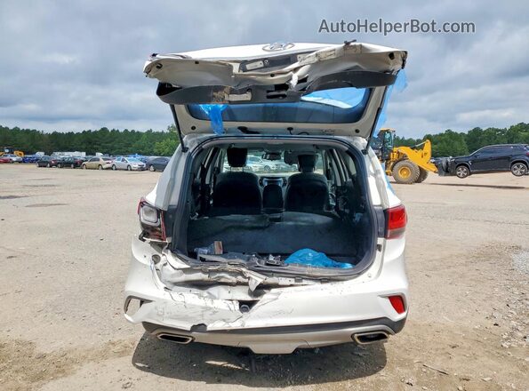 KM8SMDHF8JU283475 2018 HYUNDAI SANTA White Widok z tyłu