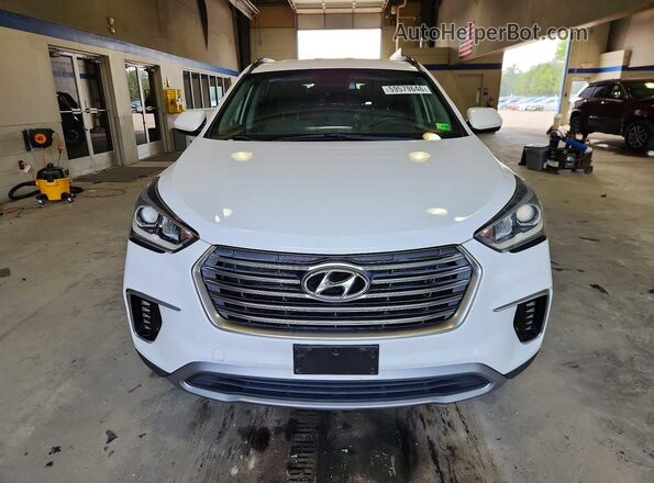 KM8SMDHF8JU283475 2018 HYUNDAI SANTA White Widok z przodu