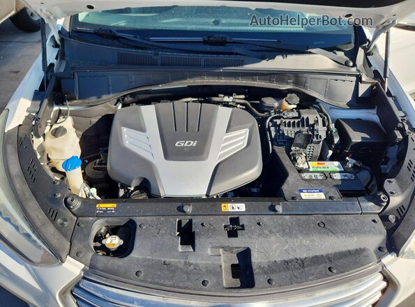 KM8SN4HF2JU293951 2018 HYUNDAI SANTA White Widok komory silnika