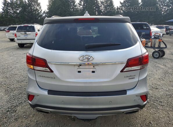 KM8SR4HF1HU224697 2017 HYUNDAI SANTA Silver Vista trasera