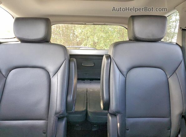 KM8SRDHF4HU232471 2017 HYUNDAI SANTA Blue Rear seats view