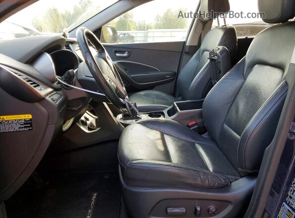KM8SRDHF4HU232471 2017 HYUNDAI SANTA Blue Front interior view