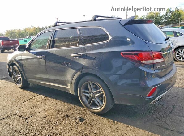 KM8SRDHF5HU234892 2017 HYUNDAI SANTA Серый Задняя левая четверть